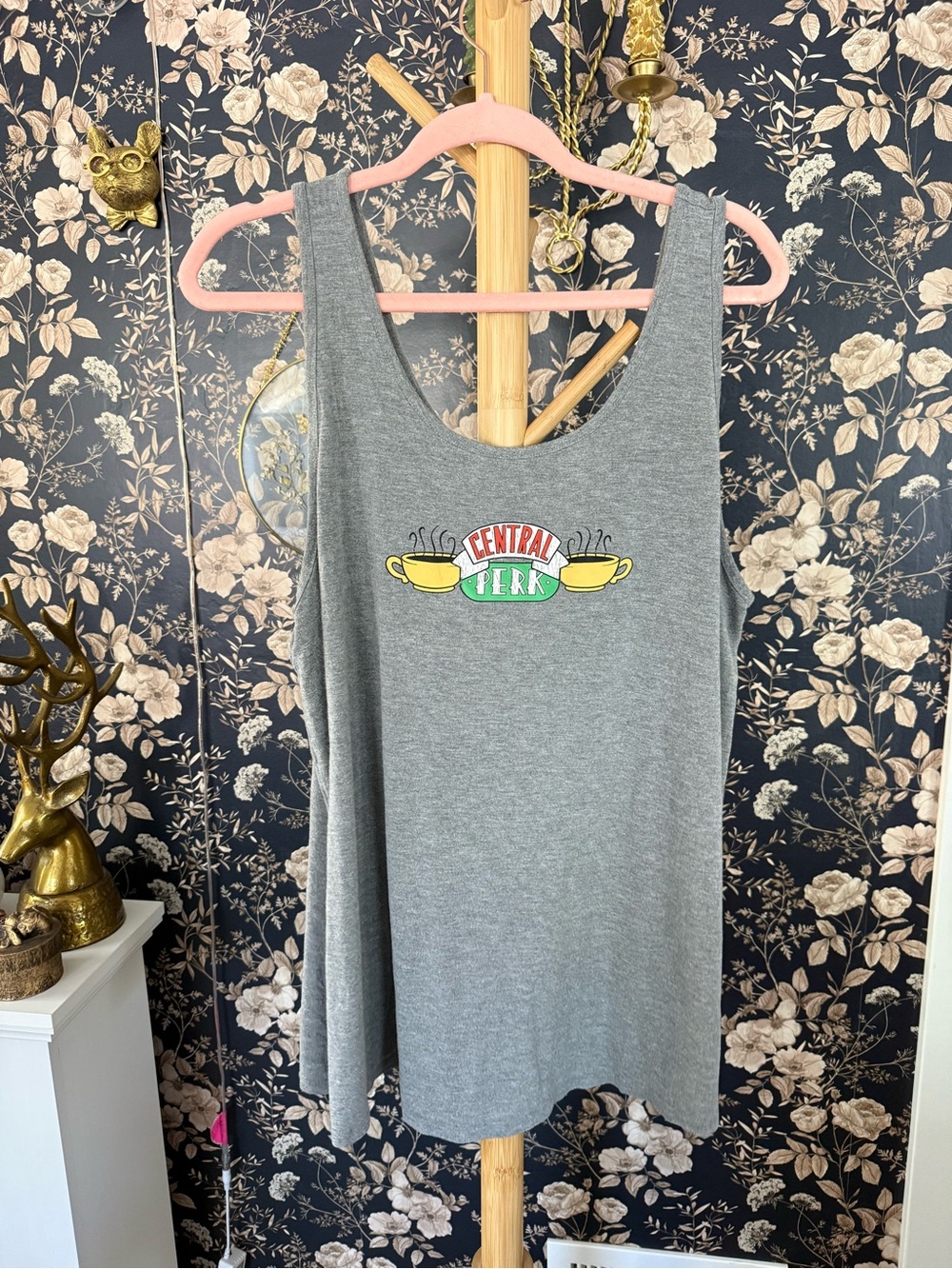 torrid Gray Central Perk Logo Tank Top